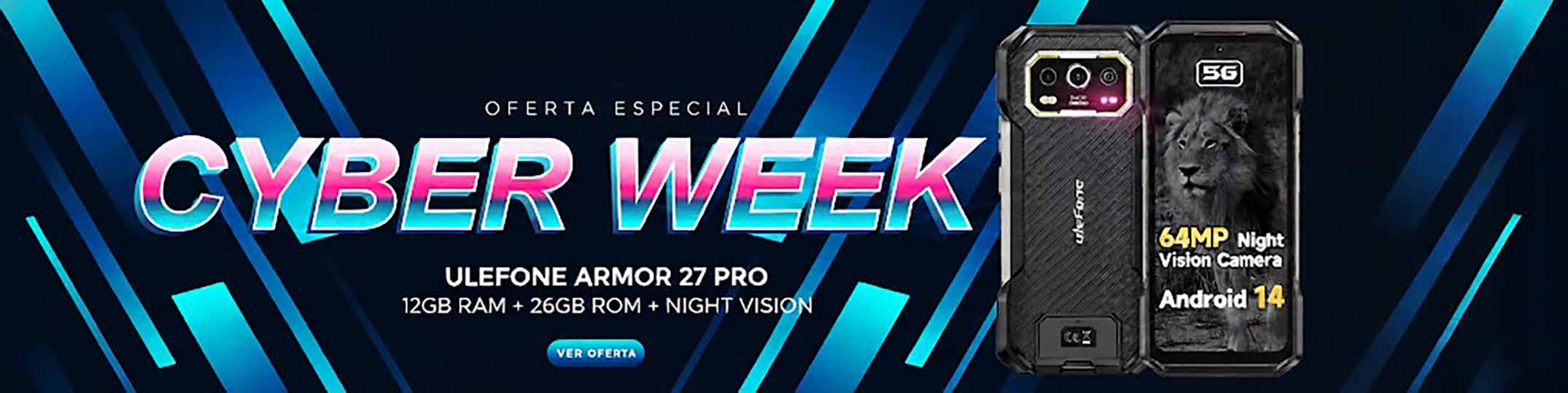 cyber week oferta en ulefone armor 27 pro